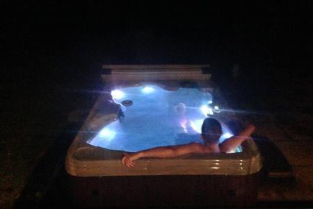 אוקלולט Forest Sweet Retreat Hot Tub & Wood Fired Sauna מראה חיצוני תמונה