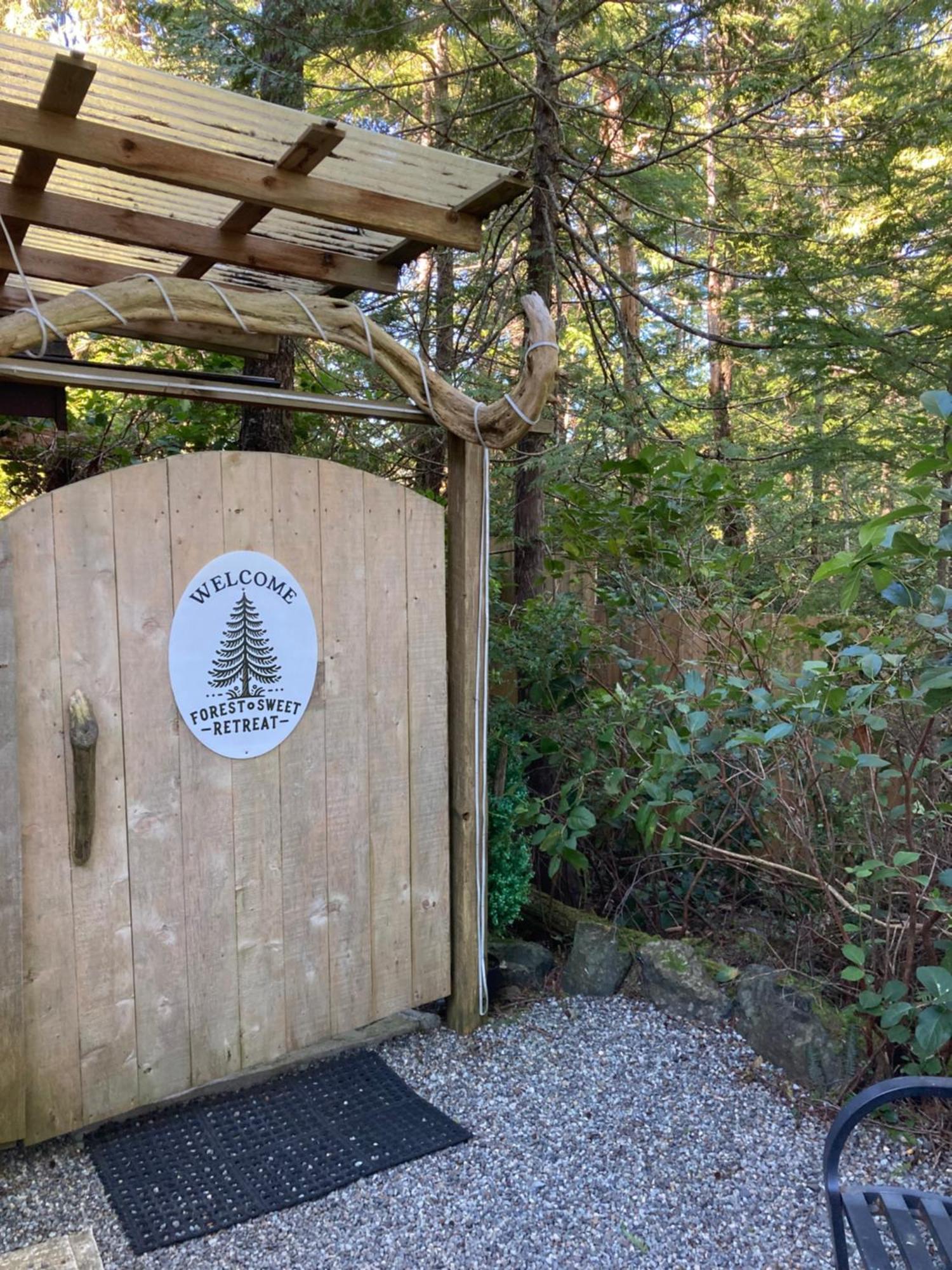 אוקלולט Forest Sweet Retreat Hot Tub & Wood Fired Sauna מראה חיצוני תמונה